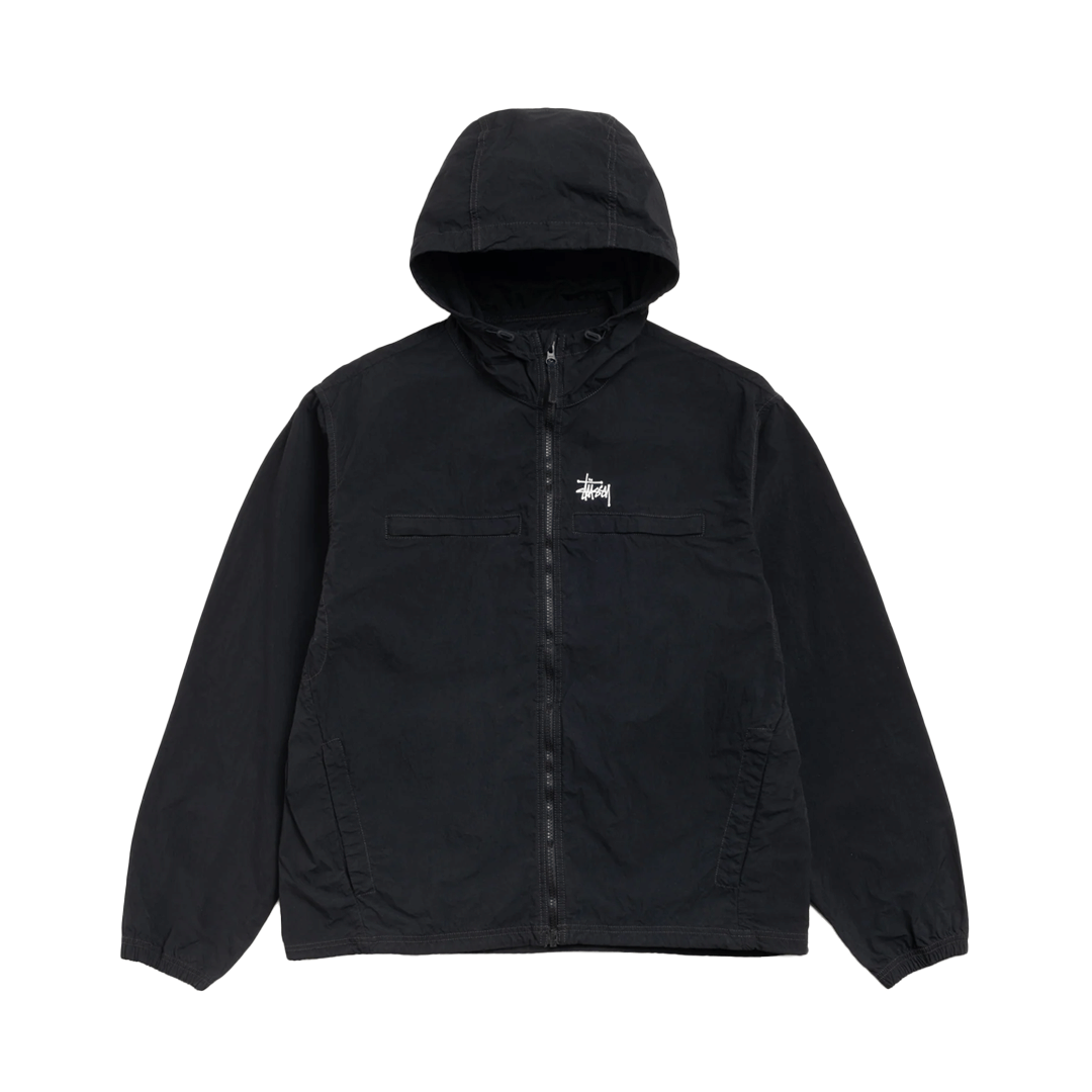 Stussy LIGHTWEIGHT HOODED JACKET BLACK