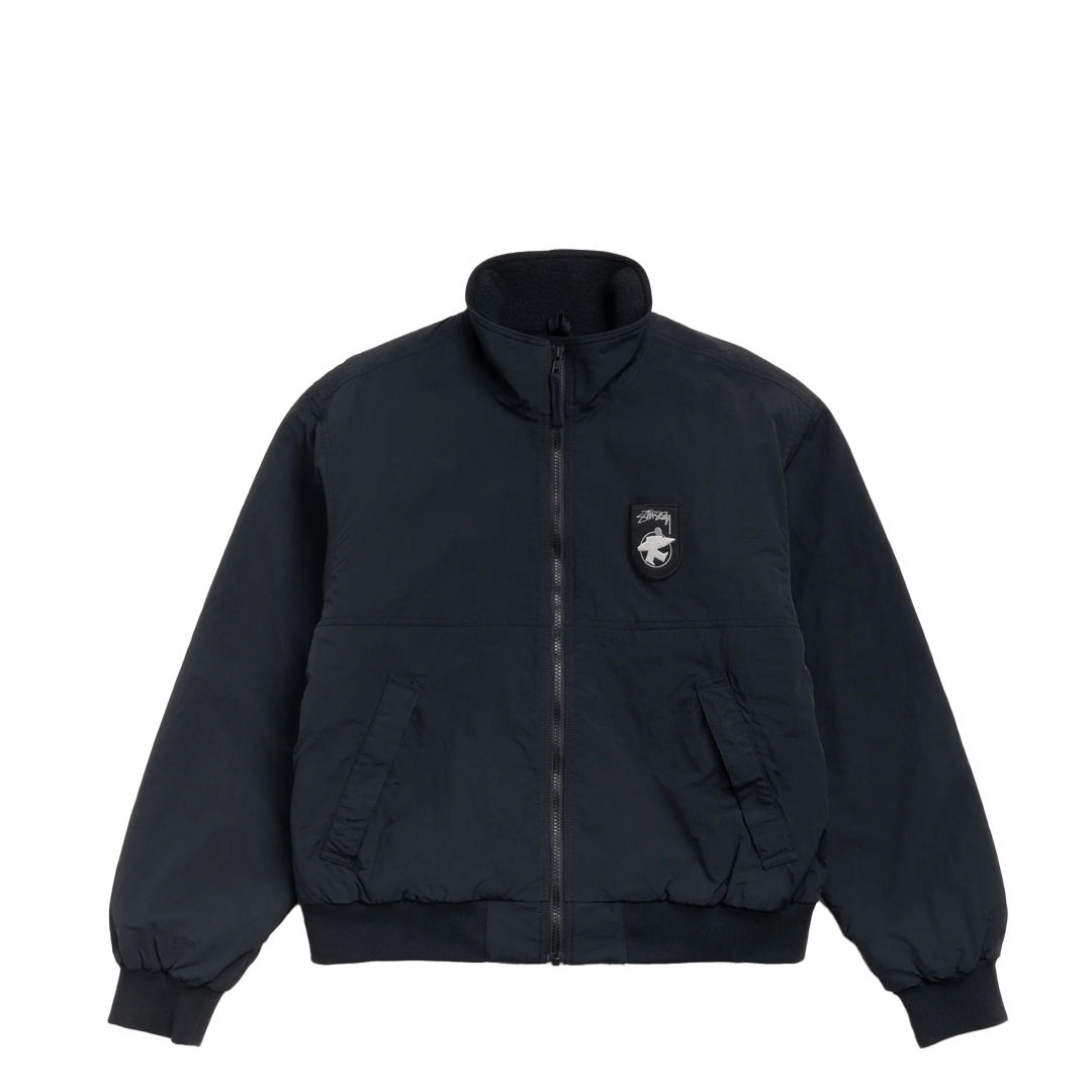 Stussy POLAR FLEECE LINED JACKET BLACK