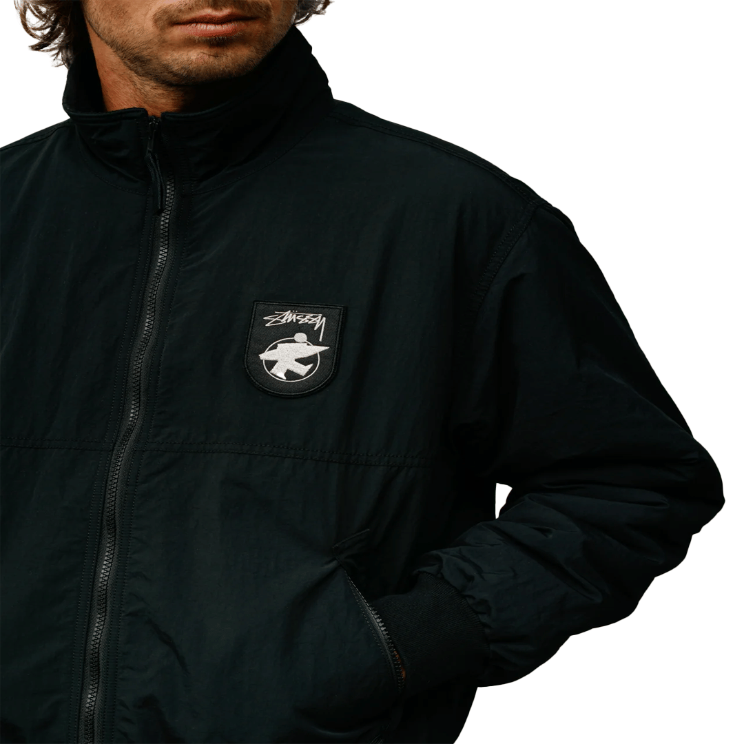 Stussy POLAR FLEECE LINED JACKET BLACK
