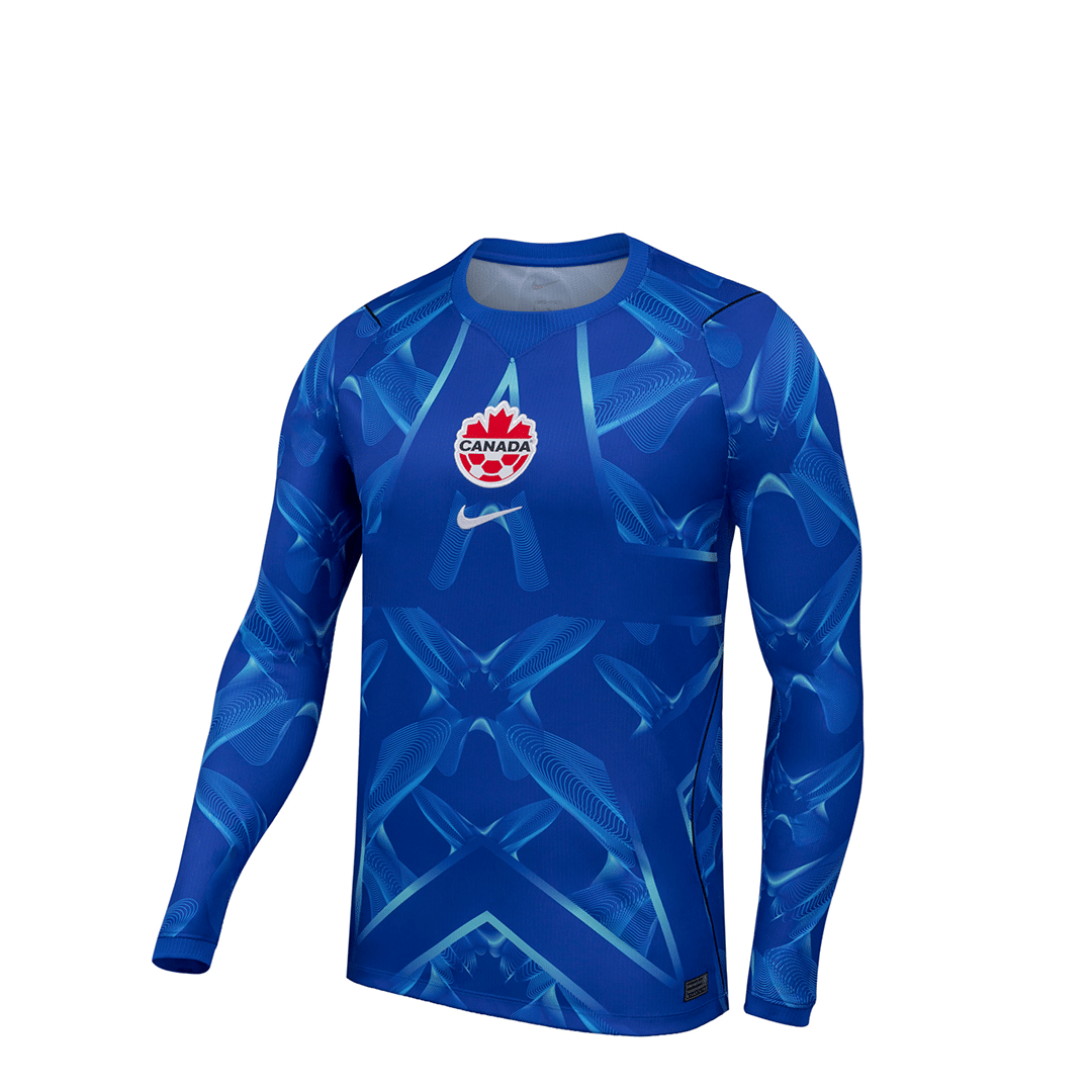 Nike CANADA SOCCER STADIUM GOALKEEPER JERSEY LYON BLUE