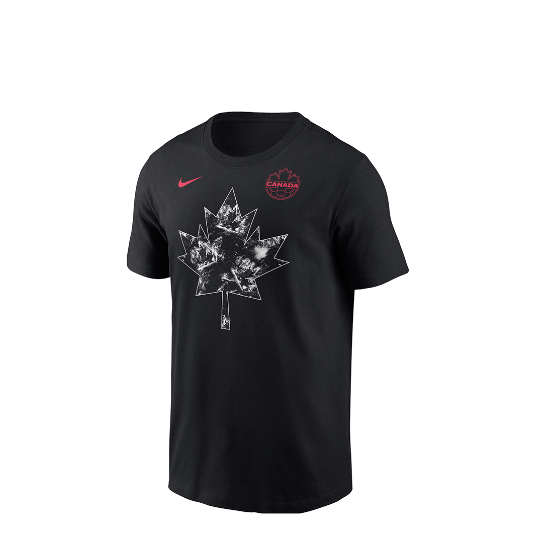 Nike CANADA SOCCER CORE COTTON T-SHIRT BLACK
