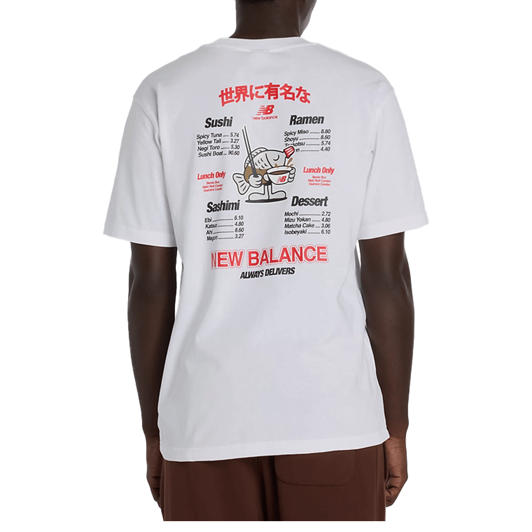 New Balance RAMEN T-SHIRT WHITE