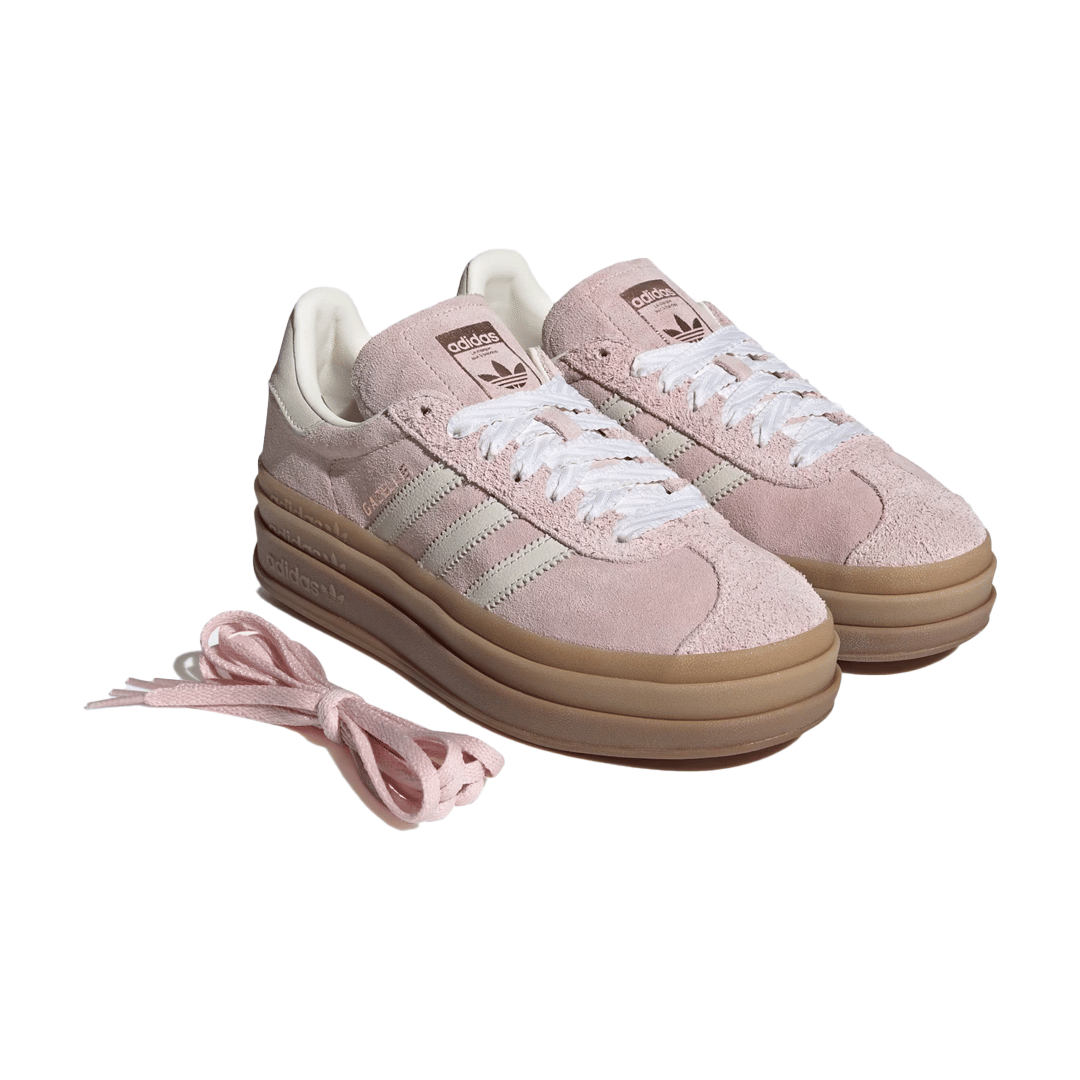 adidas WOMEN'S GAZELLE BOLD SHOES SANDY PINK