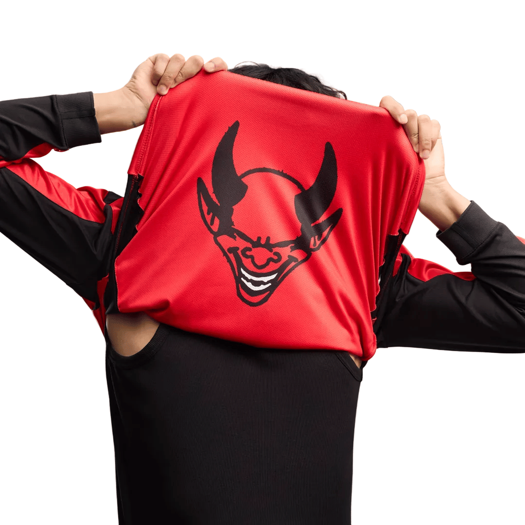 Puma SLAM JAM + AC MILAN 4TH KIT LIMITED EDITION LS JERSEY "FOR ALL TIME RED"