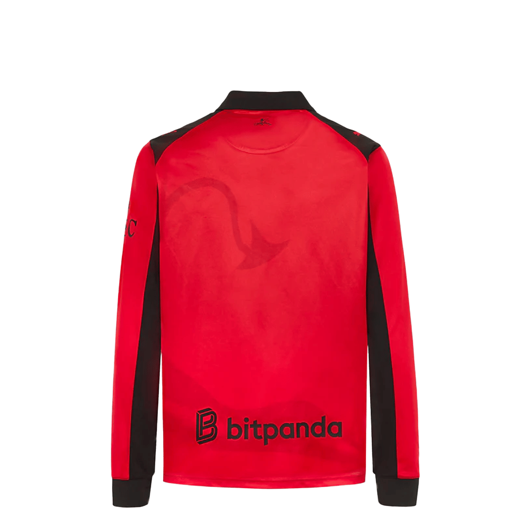 Puma SLAM JAM + AC MILAN 4TH KIT LIMITED EDITION LS JERSEY "FOR ALL TIME RED"