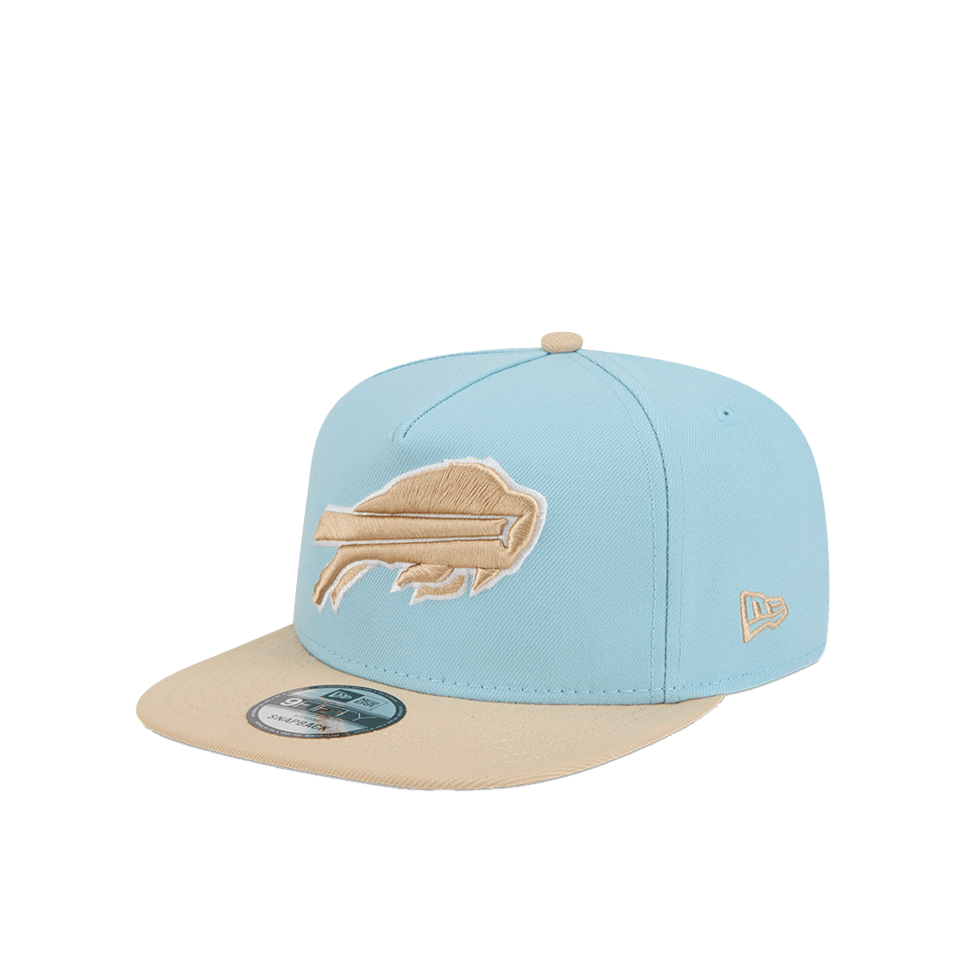 New Era BUFFALO BILLS 9FIFTY TWO-TONE A FRAME SNAPBACK TURQUOISE & BEIGE