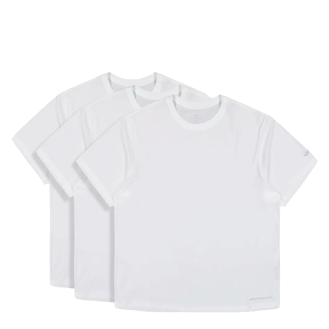 ADIDAS X BAD BUNNY BB TEE 3 PACK WHITE