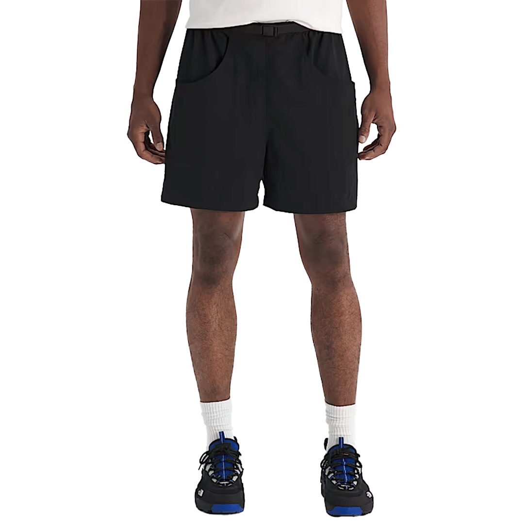 The North Face RED BOX NYLON BELTED SHORTS BLACK