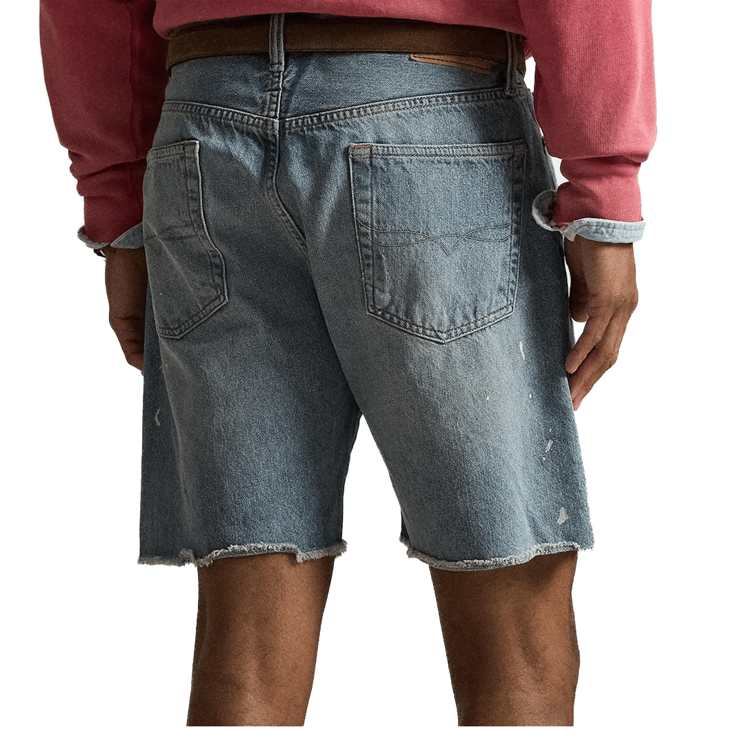 Polo Ralph Lauren FRAYED DETAIL JEAN SHORTS