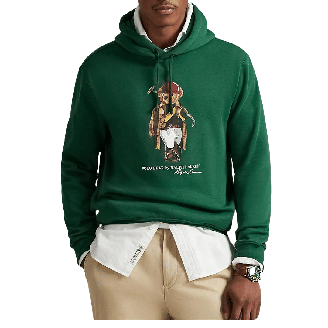 Polo Ralph Lauren POLO BEAR HOODIE GREEN