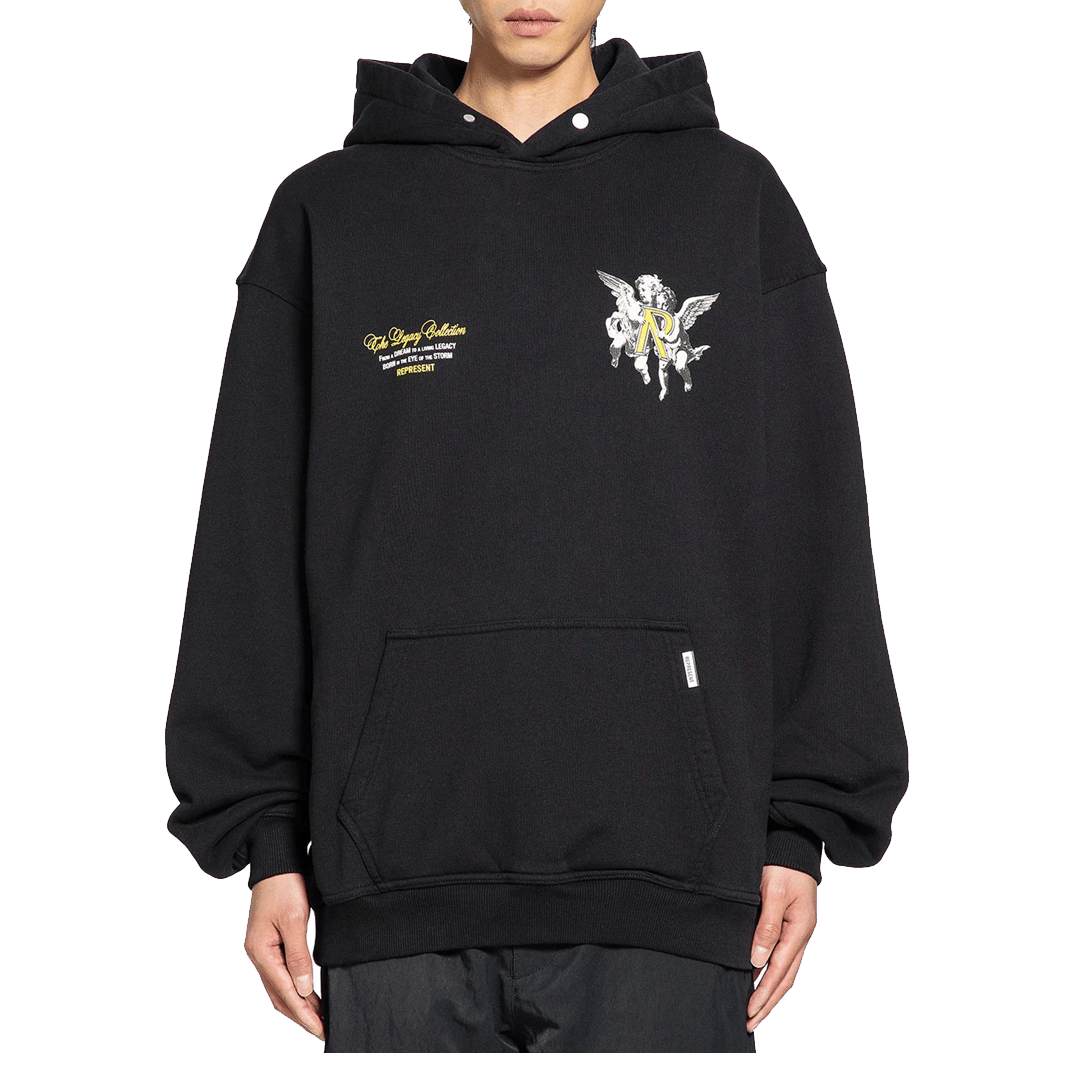 Represent LEGACY CHERUBS HOODIE BLACK