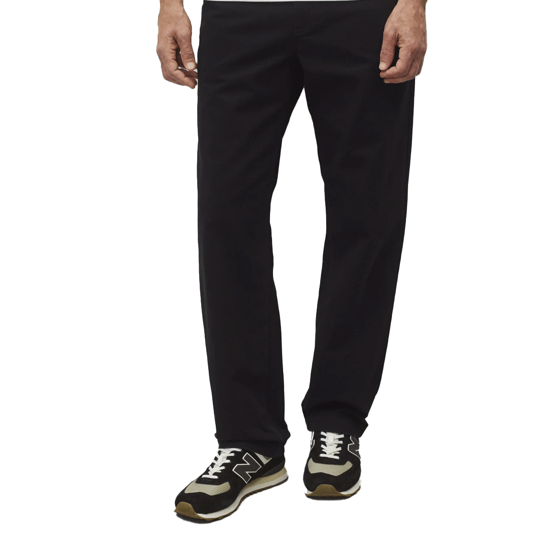 REIGNING CHAMP COTTON CANVAS GROUNDS STANDARD PANT BLACK