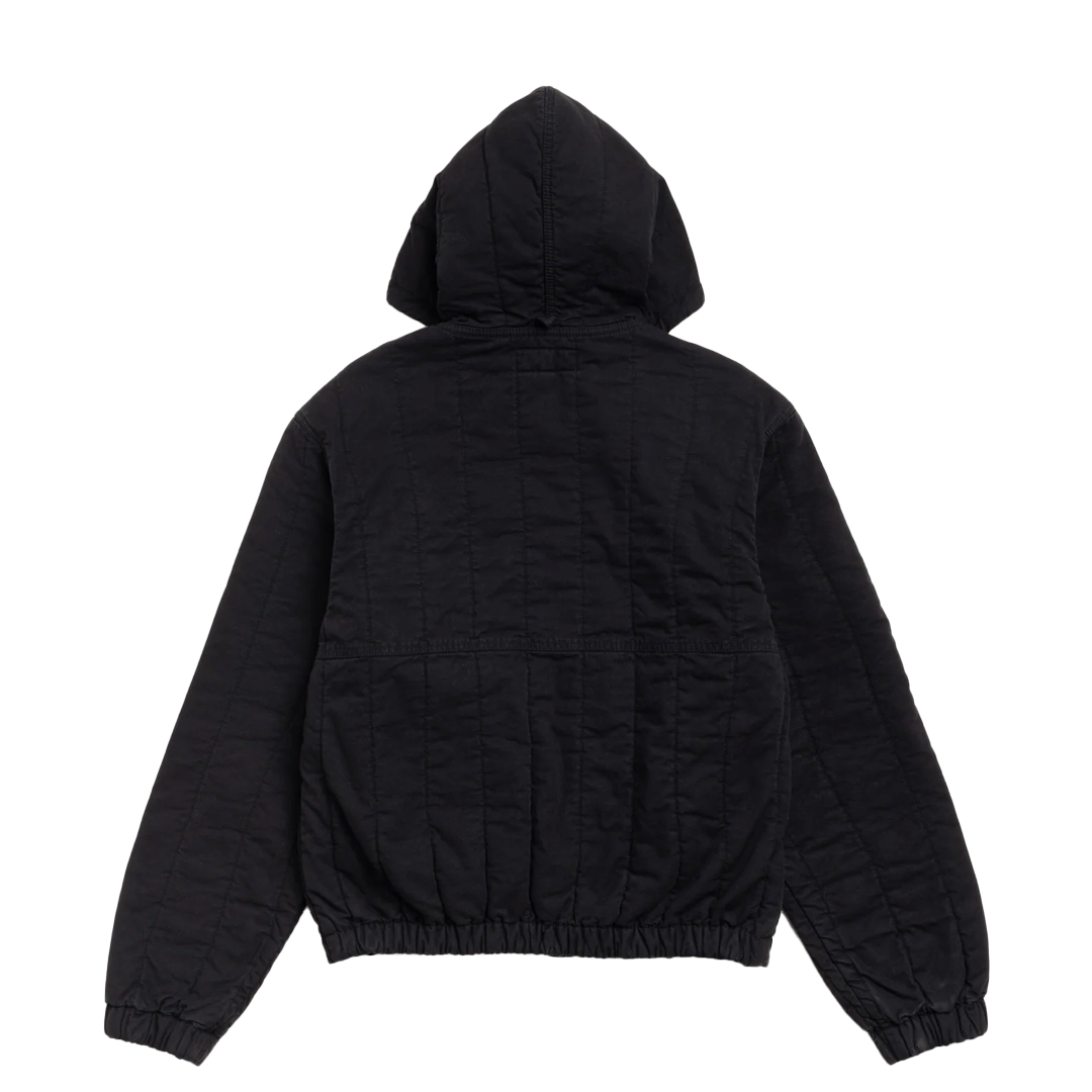 Stussy QUILTED CANVAS WORK JACKET BLACK