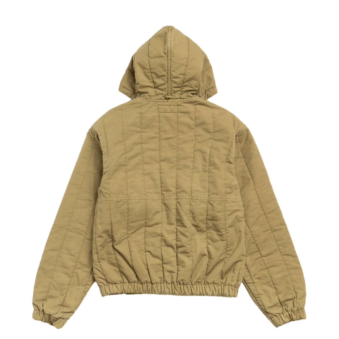 Stussy QUILTED CANVAS WORK JACKET OLIVE