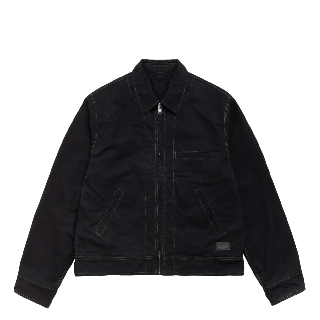 Stussy WORK JACKET COLLARED BLACK