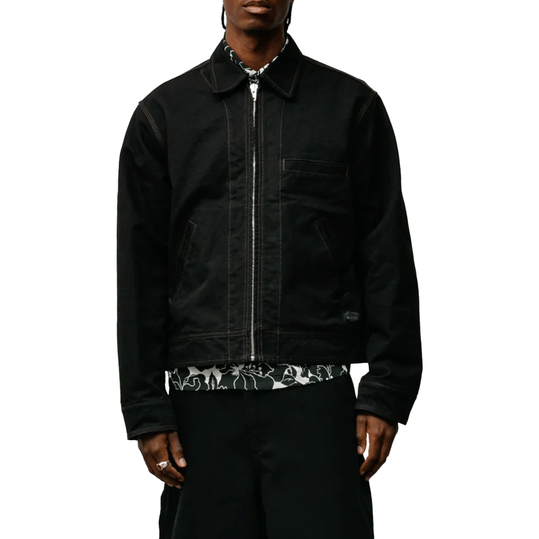 Stussy WORK JACKET COLLARED BLACK