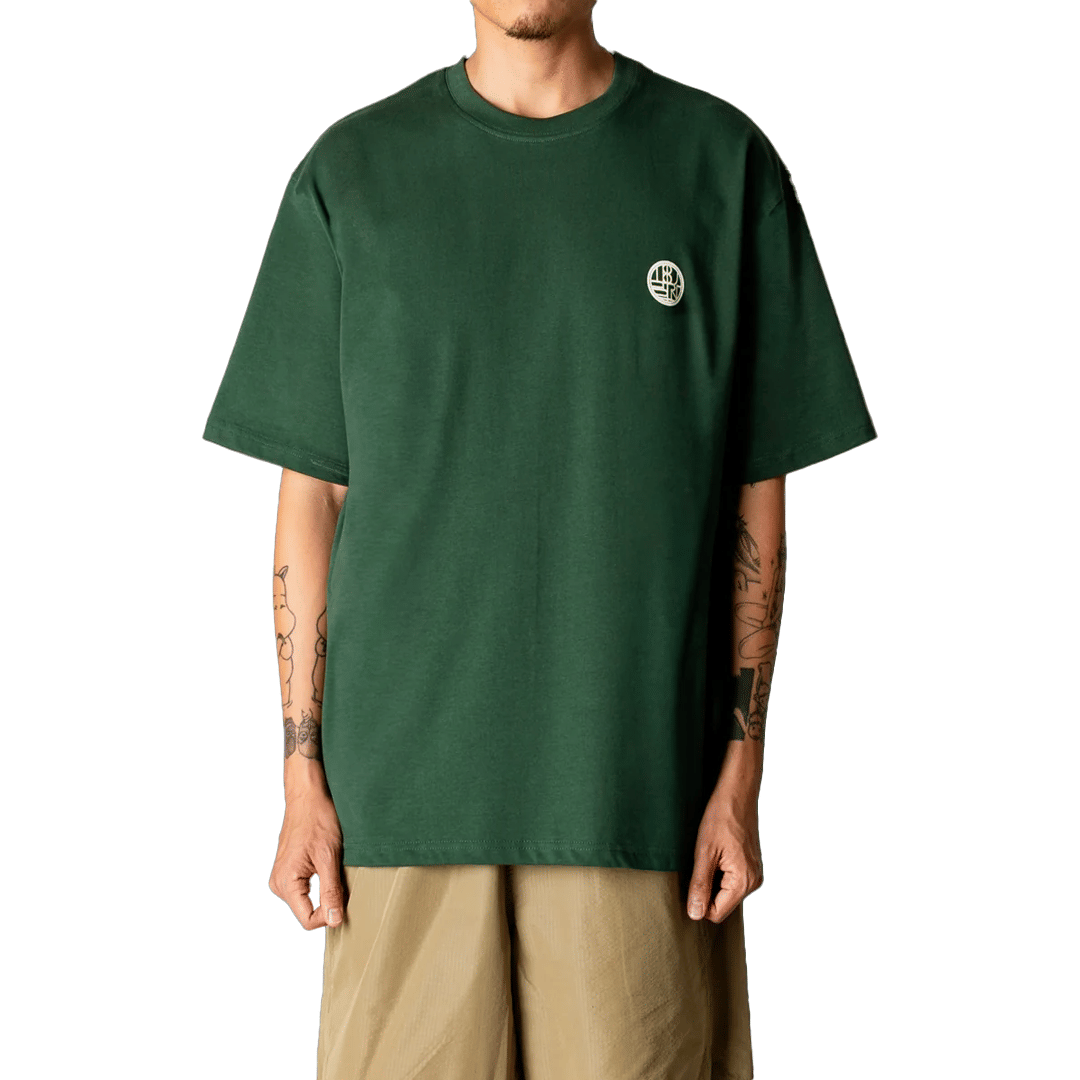 WOODBIRD WBBAINE DUMP TEE PINE GREEN
