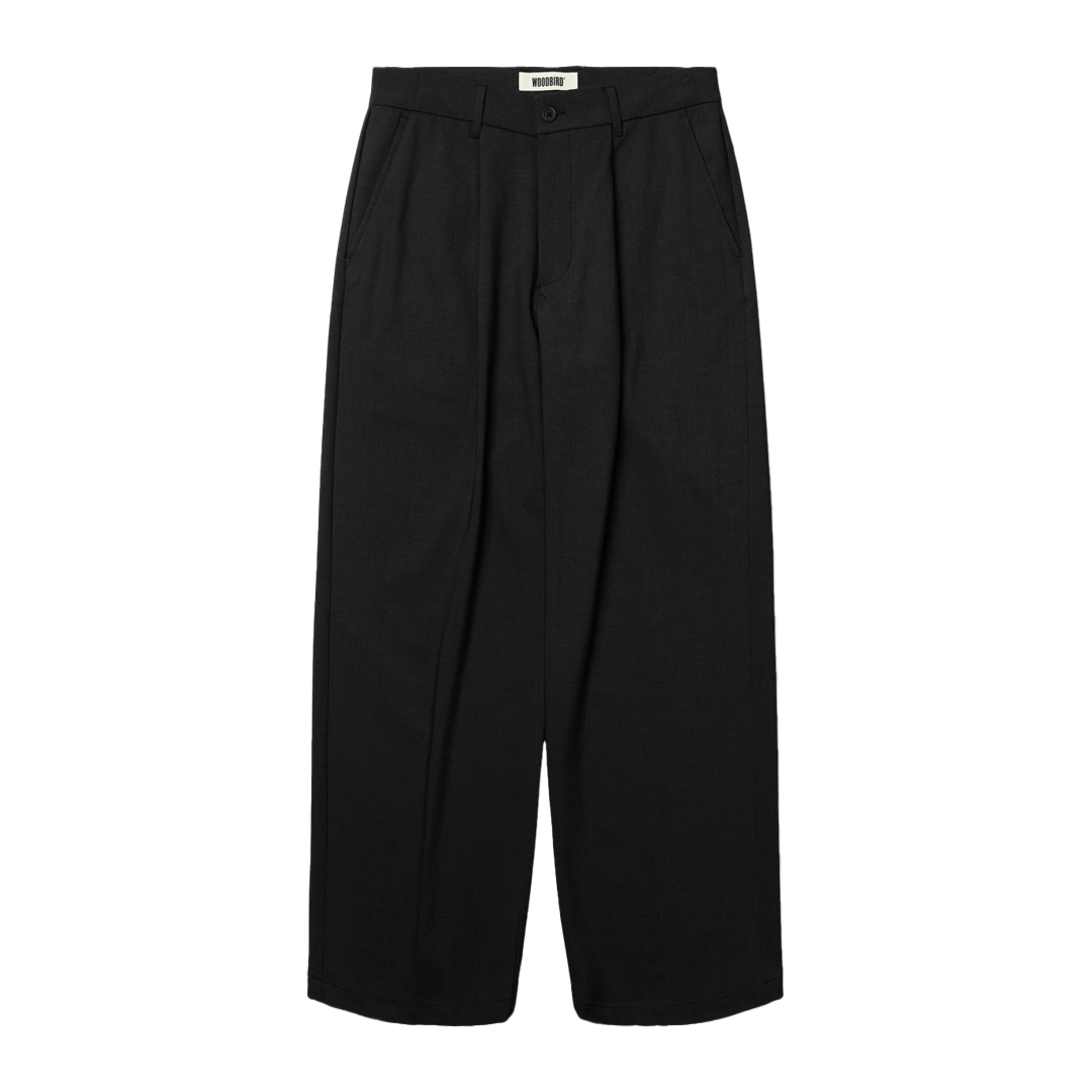WOODBIRD WBBIN GUAN PANTS BLACK