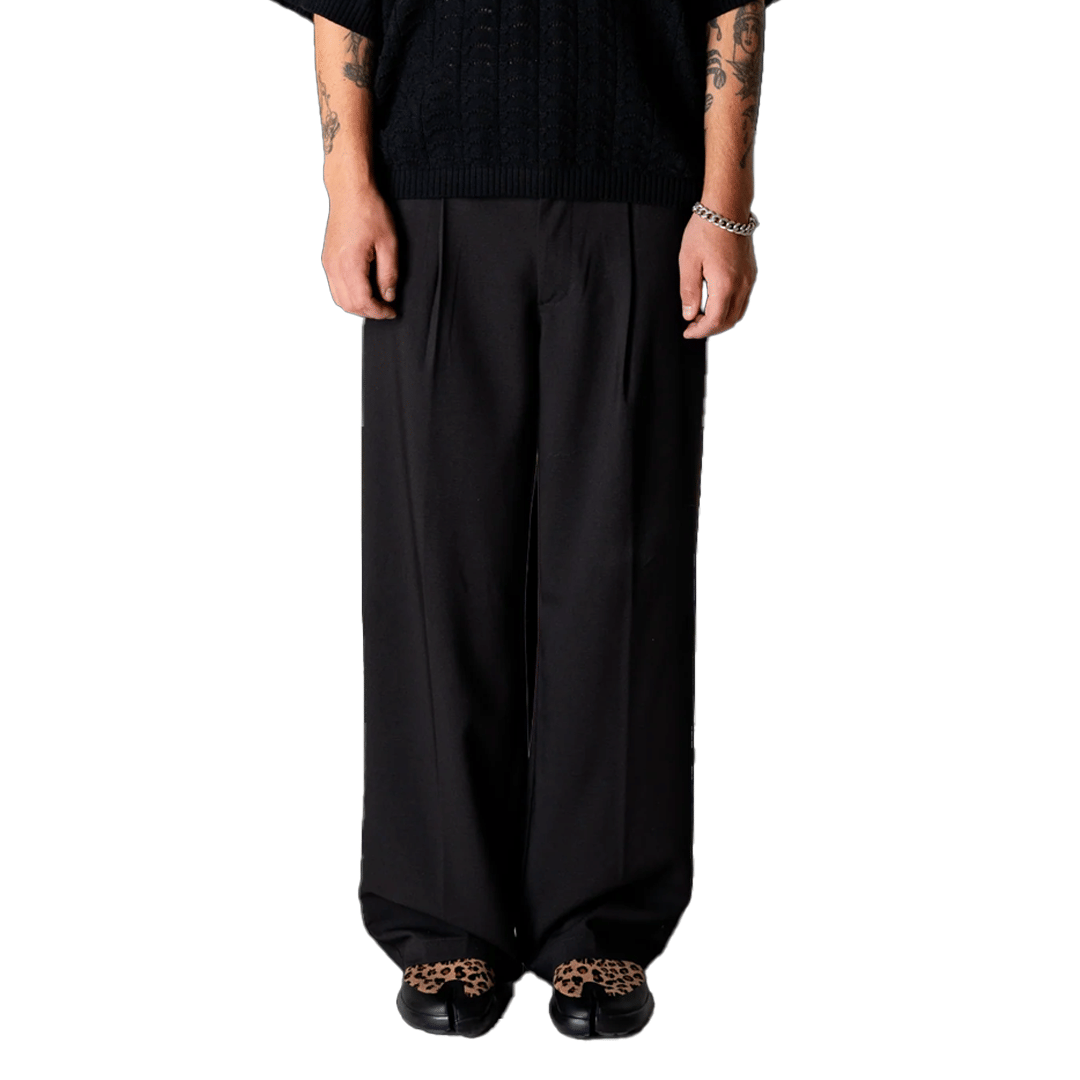 WOODBIRD WBBIN GUAN PANTS BLACK