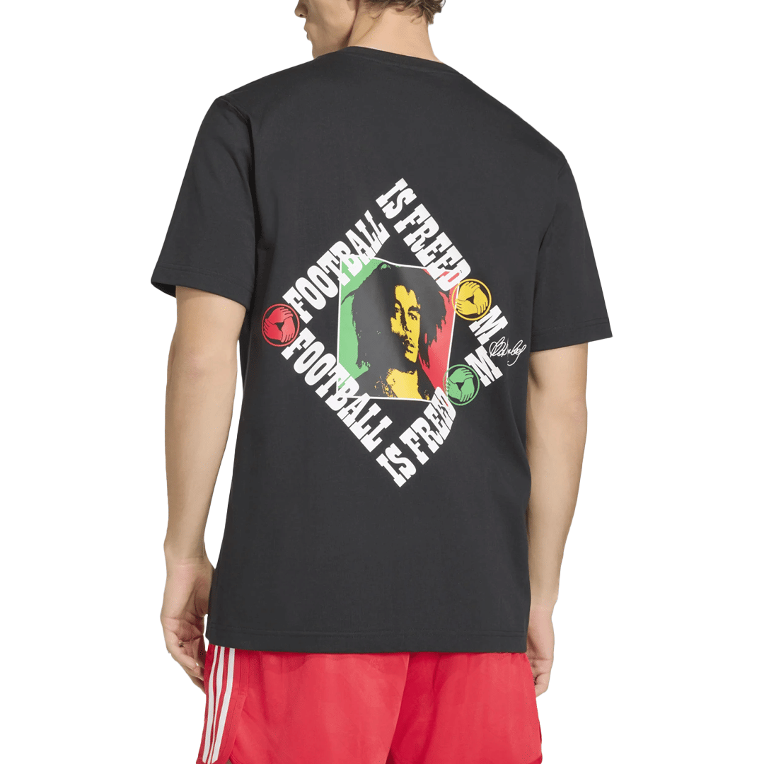 adidas BOB MARLEY ORIGINALS T-SHIRT BLACK