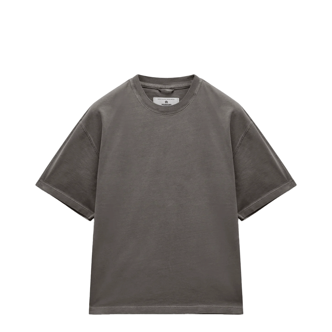 REIGNING CHAMP MIDWEIGHT JERSEY FADEAWAY RELAXED T-SHIRT FADED STONE