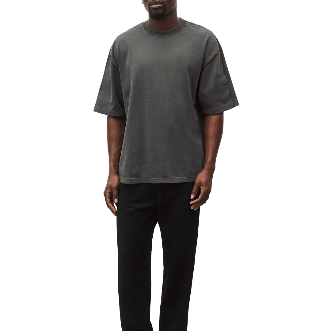 REIGNING CHAMP MIDWEIGHT JERSEY FADEAWAY RELAXED T-SHIRT FADED BLACK