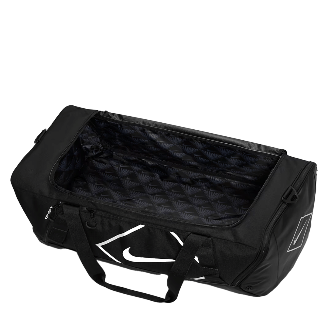 Nike DIAMOND DUFFEL BAG BLACK/WHITE