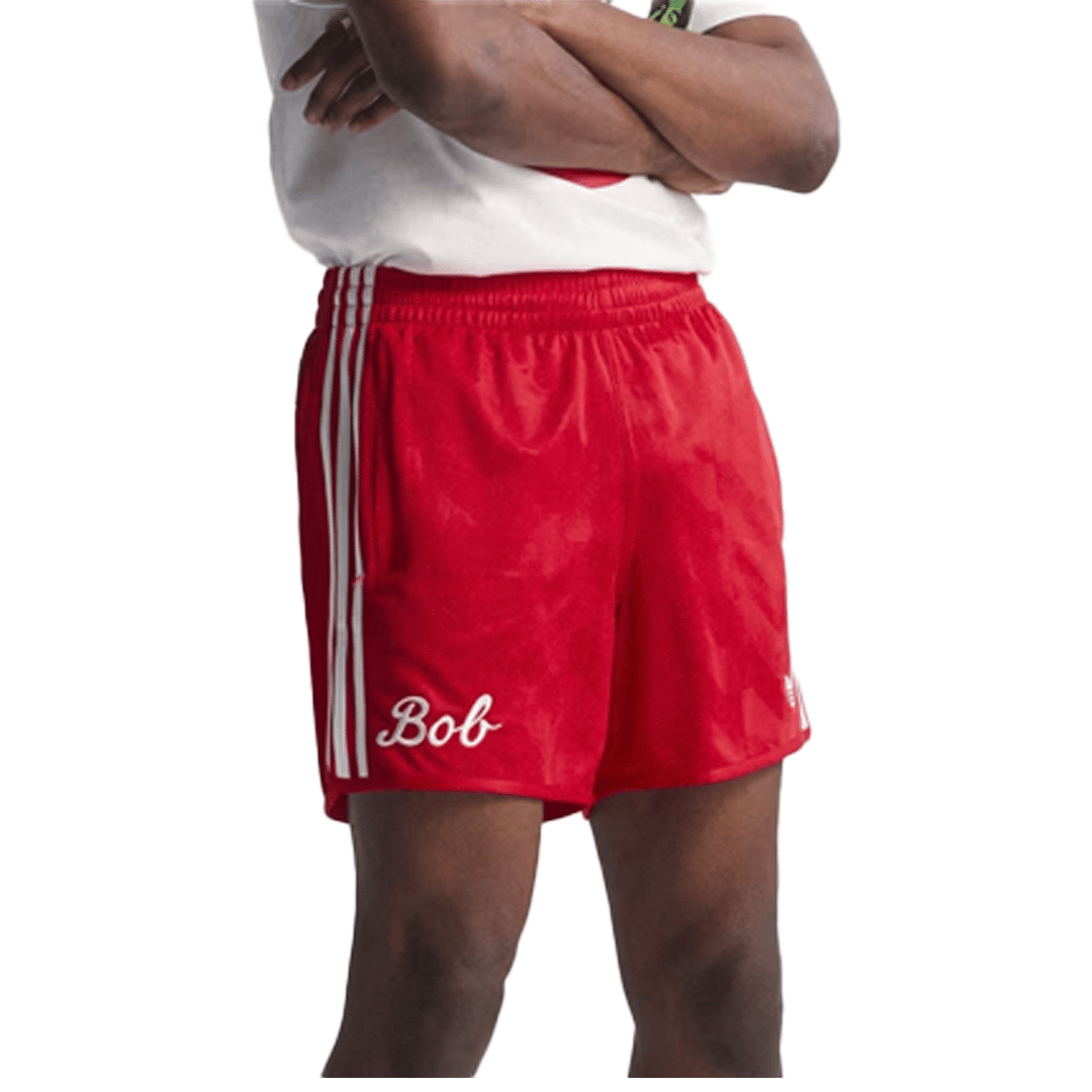 adidas BOB MARLEY ORIGINALS MEN'S SHORTS PURE RUBY