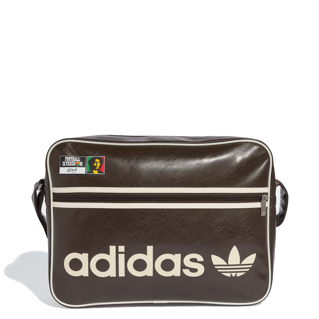 adidas BOB MARLEY AIRLINER SHOULDER BAG DARK BROWN