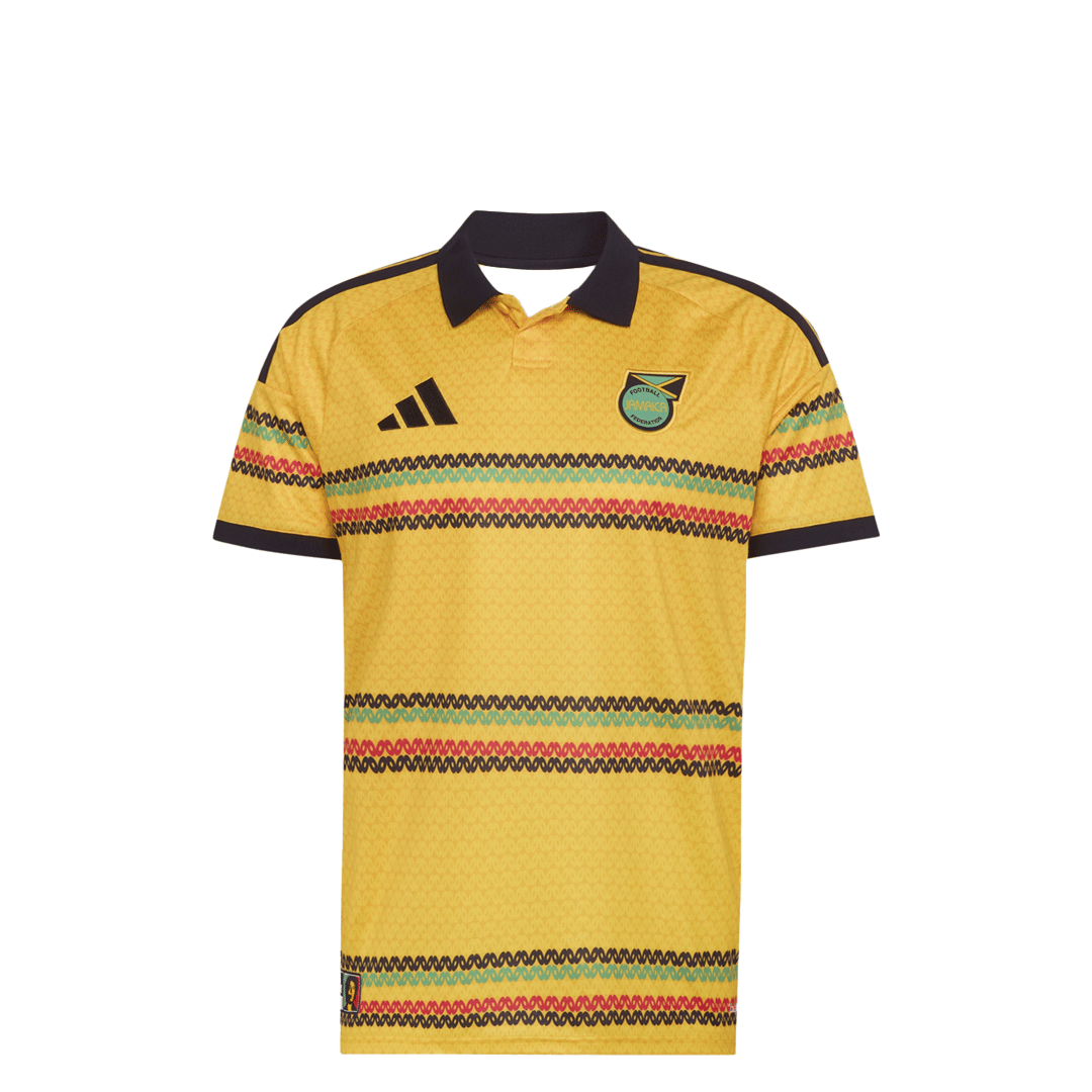 adidas JAMAICA 26 X BOB MARLEY YELLOW MEN'S JERSEY