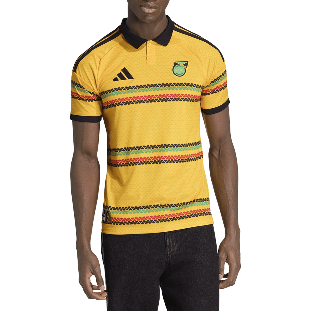 adidas JAMAICA 26 X BOB MARLEY YELLOW MEN'S JERSEY