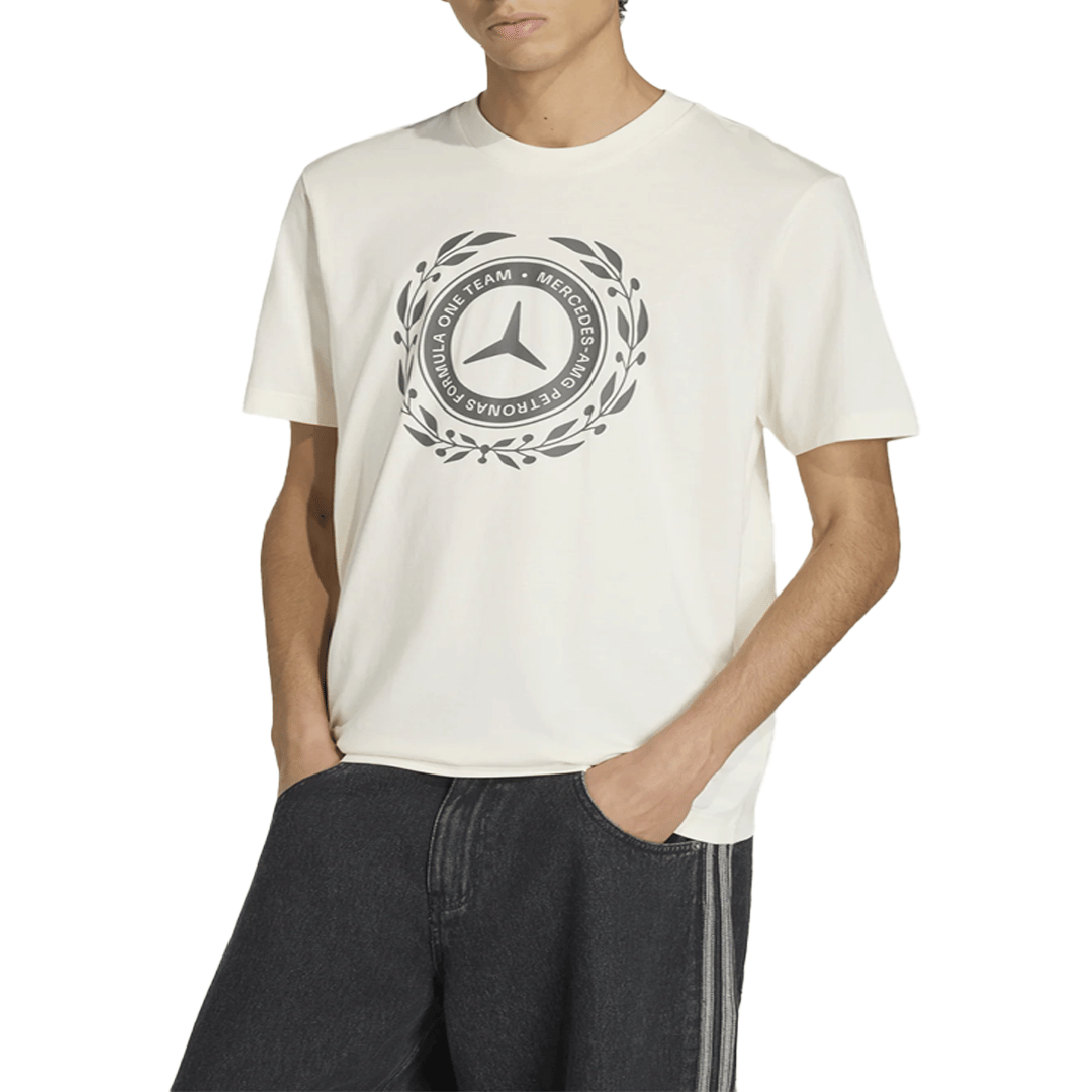 adidas MERCEDES-AMG PETRONAS FORMULA 1 TEAM MEN'S SILVER ARROWS TEE