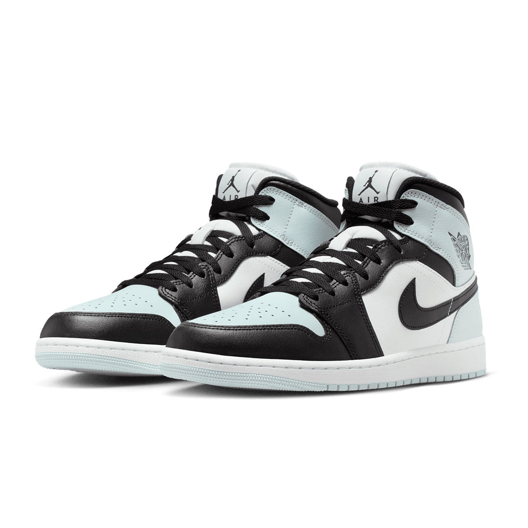 AIR JORDAN 1 MID BLACK/SQUADRON BLUE