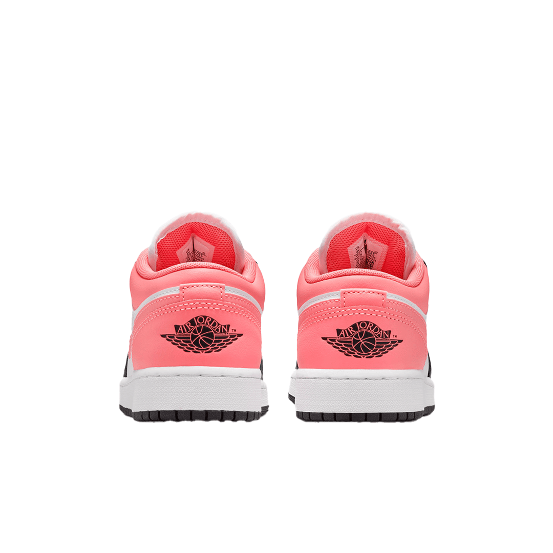 AIR JORDAN 1 LOW GS BLACK WHITE PINK