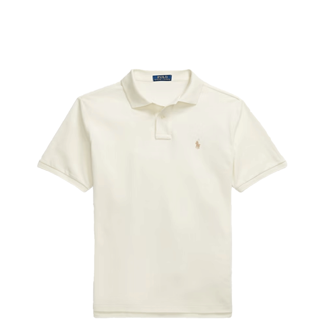 Polo Ralph Lauren ICONIC MESH POLO SHIRT CREAM