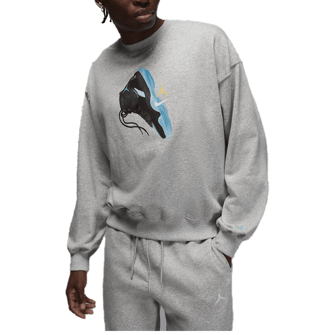Air Jordan BROOKLYN FLEECE SWEATSHIRT HEATHER GREY