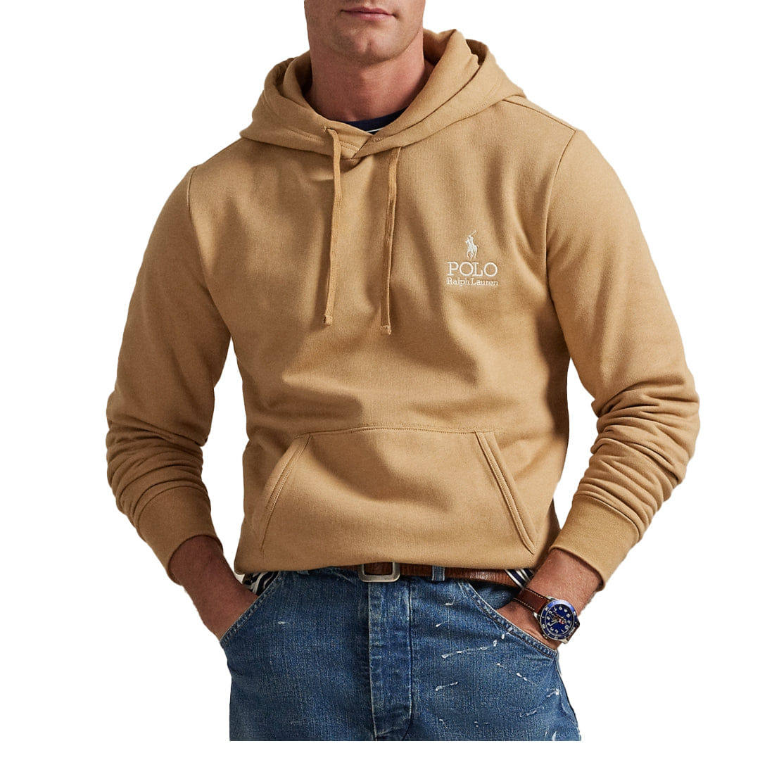Polo Ralph Lauren SEASONAL FLEECE HOODIE CAMEL