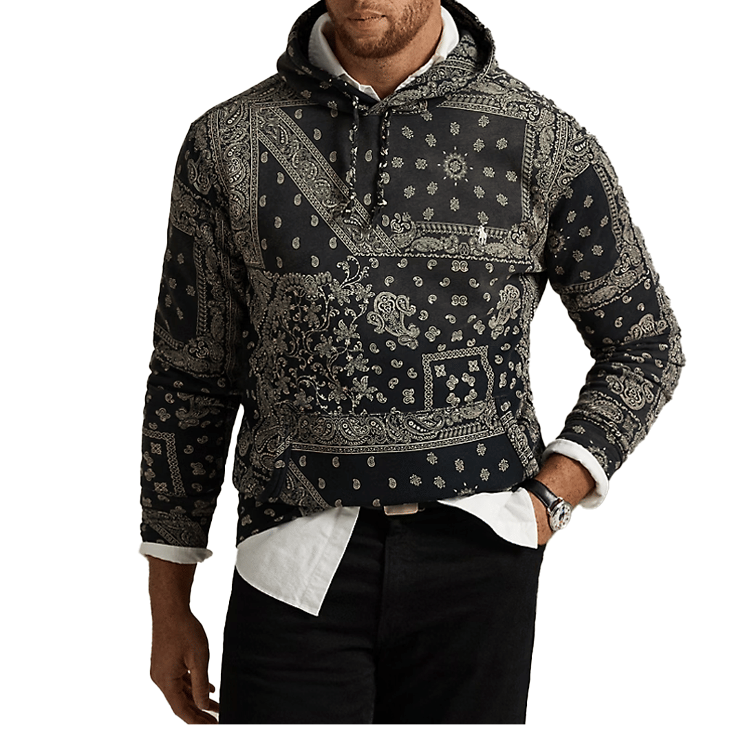 Polo Ralph Lauren BANDANA-PRINT FLEECE HOODIE