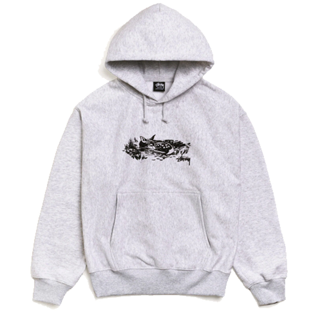 Stussy FAWN HOODIE ASH HEATHER
