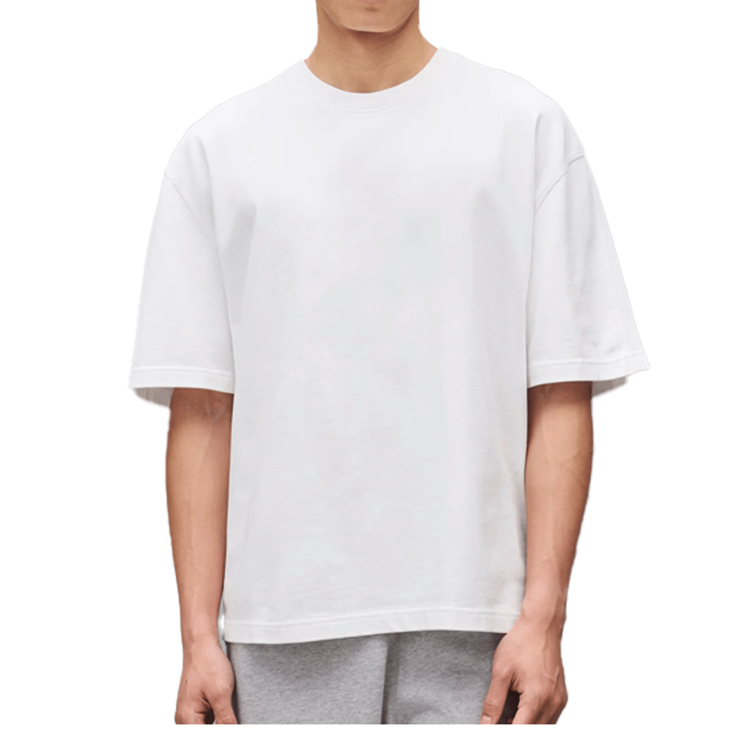 REIGNING CHAMP HEAVYWEIGHT JERSEY RELAXED TEE WHITE