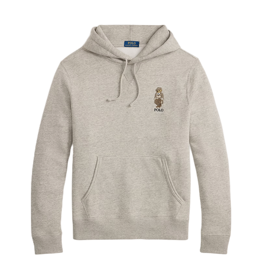 Polo Ralph Lauren BEAR FLEECE HOODIE GREY