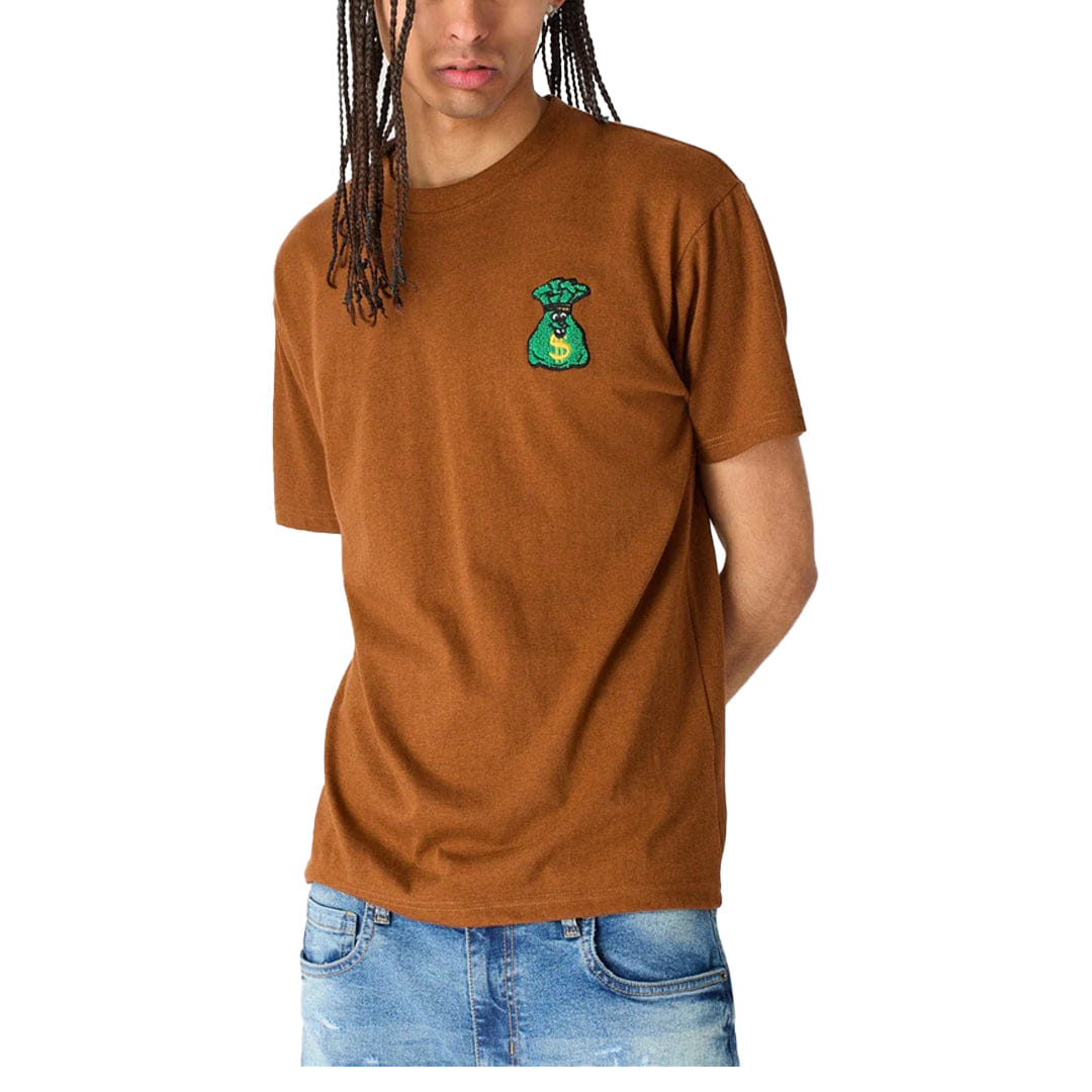 REASON CLOTHING MONEY BAGS TEE KHAKI