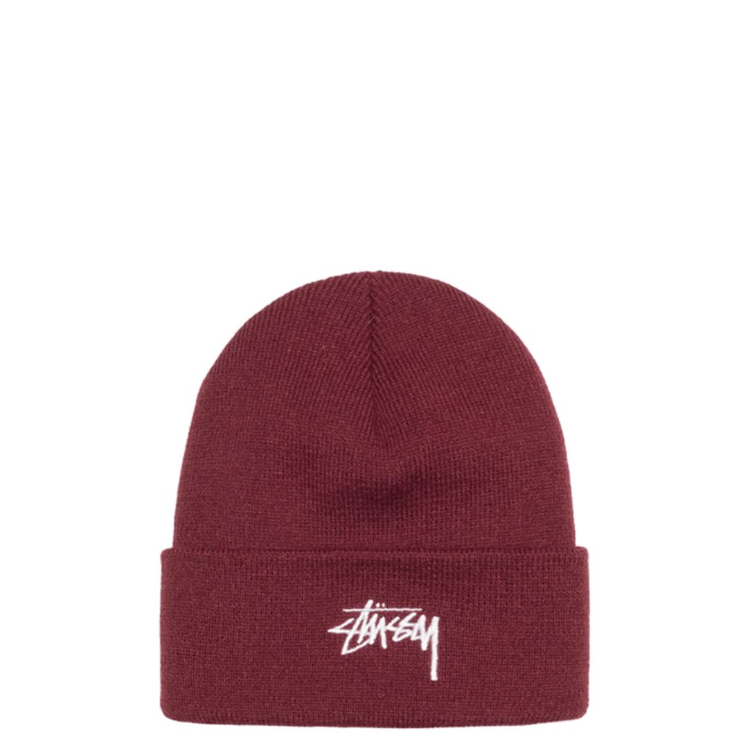 Stussy STOCK CUFF BEANIE SYRAH