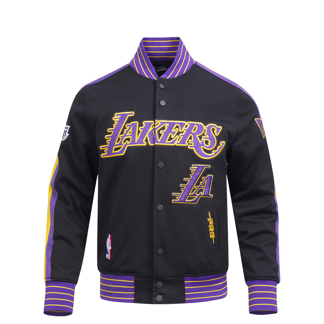 PRO STANDARD NBA LOS ANGELES LAKERS PRO GAME DAY DOUBLE KNIT JACKET