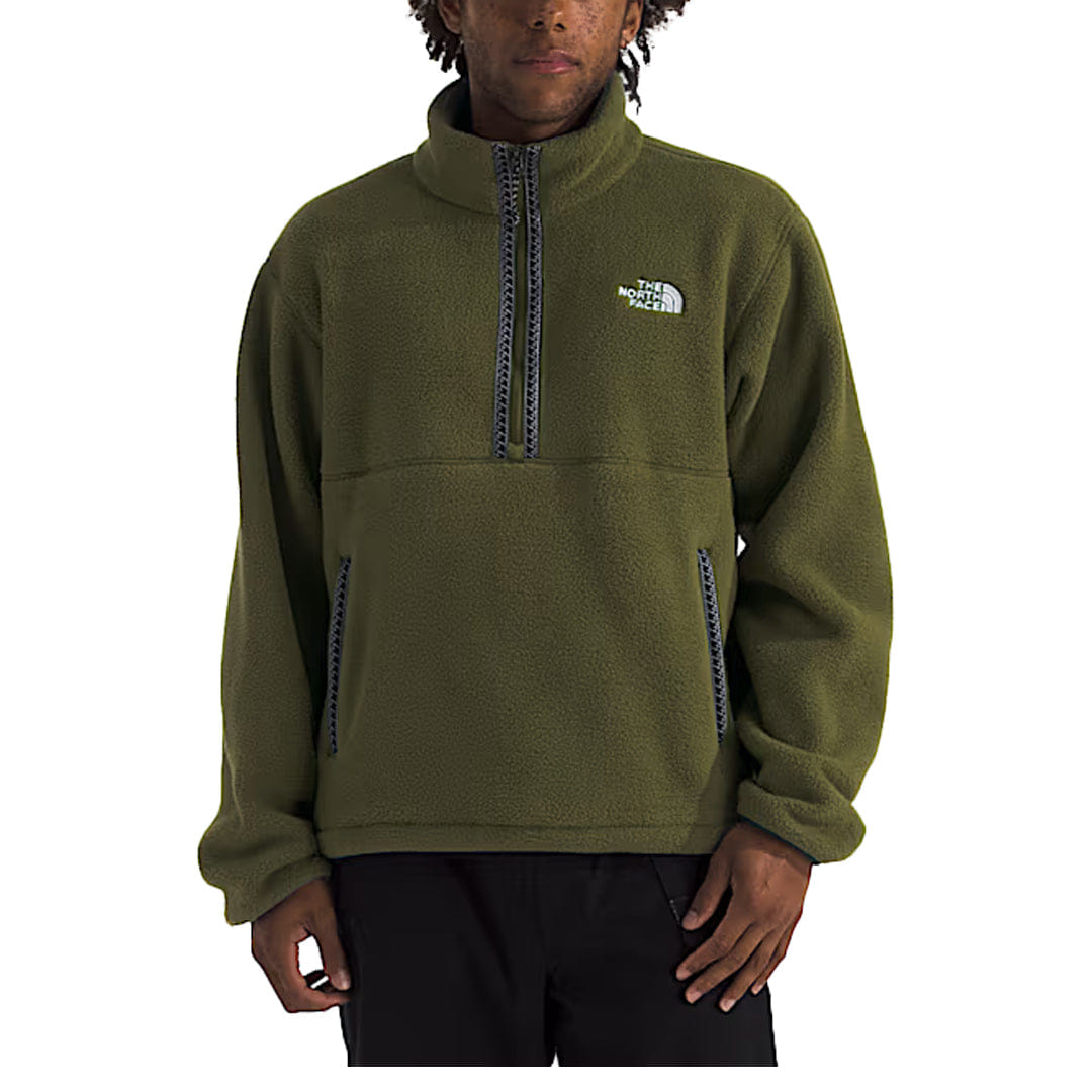 The North Face TNF FLEESKI 1/4 ZIP PULLOVER WOODLAND GREEN