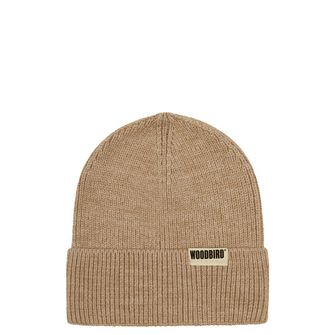 WOODBIRD YUPA LONG BEANIE CAMEL