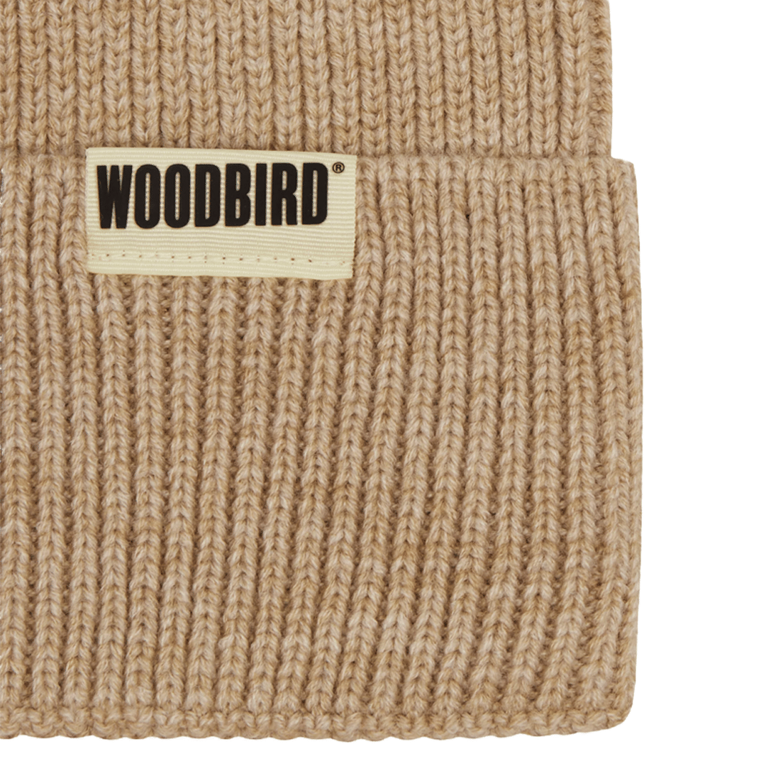 WOODBIRD YUPA LONG BEANIE CAMEL
