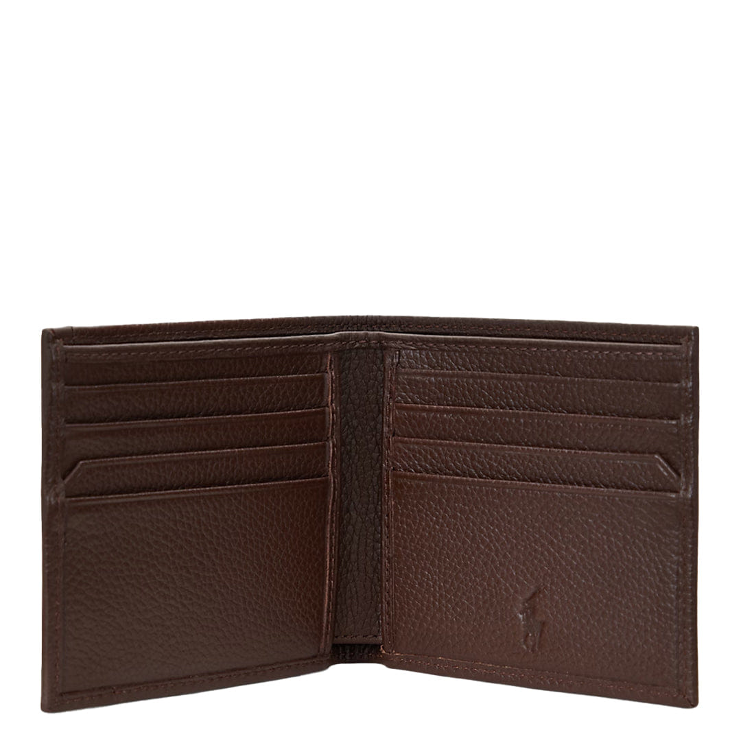 Polo Ralph Lauren PEBBLED LEATHER BILLFOLD WALLET