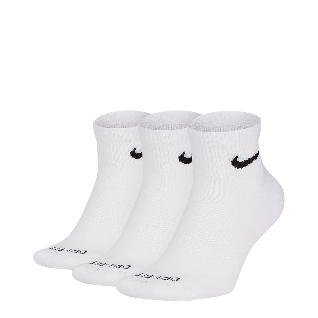 Nike EVERYDAY PLUS CUSHIONED SOCKS 3 PACK WHITE