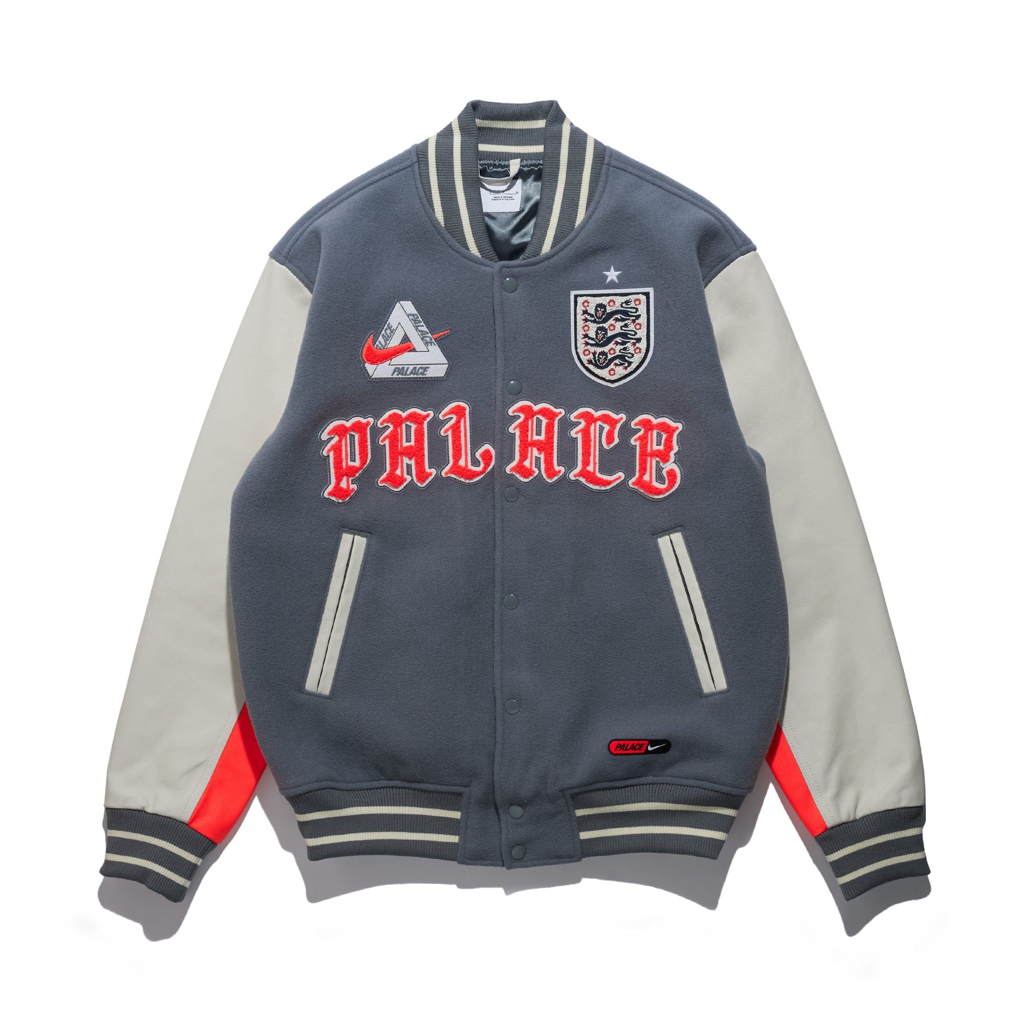 Nike Apparel Varsity Jacket England Palace Cool Grey IM6636-065